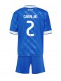 Real Madrid Daniel Carvajal #2 Ausweichtrikot für Kinder 2025-26 Kurzarm (+ Kurze Hosen)
